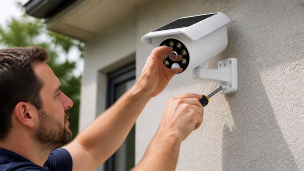 Outdoor Solar Sensor Dummy Camera Light
