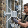 Outdoor Wireless Access Point with External Antennas
