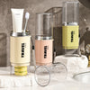 Plastic Travel Toothbrush Cup Portable Couple Set displayed in attractive colors and practical design for travel hygiene.