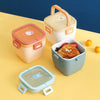 Portable 800ml Kids Bento Lunch Box with Handle in colorful designs for kids and adults.