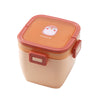 Portable 800ml Kids Bento Lunch Box with Handle in a cute penguin design, perfect for meals on the go.