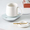 Portable Coffee Ceramic Mug Set With Warming Coaster