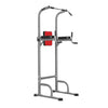 Pro Adjustable Power Tower - Multi-Function Home Gym Station in gray with red padding for upper-body workouts.