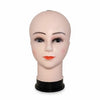 Realistic Female Makeup Wig Display Model Head