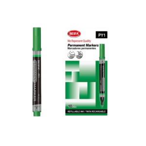 Perfect Dealz Refillable Green Whiteboard Marker 2.0mm Round Fiber Tip