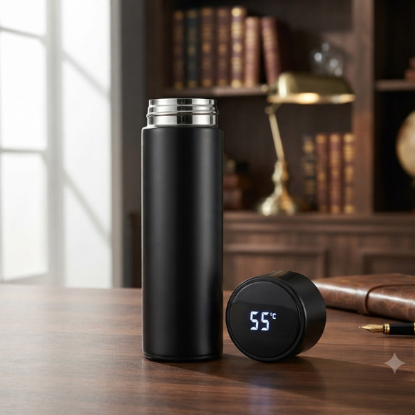500ml Smart Insulated Bottle with LED Temperature Display