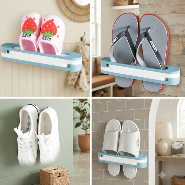Multifunctional Rotary Slipper Rack