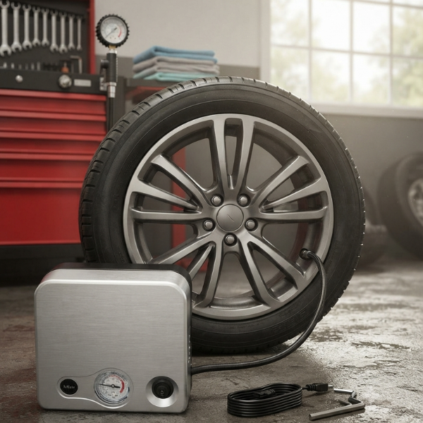 Tire Inflator 12V Air Pump (Portable)