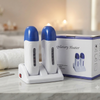 Professional Double Depilatory Roll-On Wax Warmer