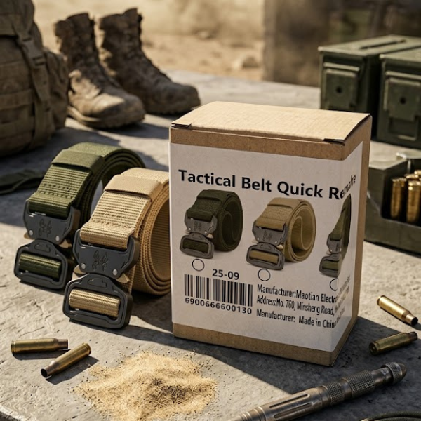 Automatic Buckle Security Duty Tactical Belt