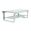 Perfect Dealz Risque Coffee Table with Modern Glass Design