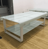 Perfect Dealz Risque Coffee Table with Modern Glass Design