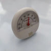 Refrigerator Magnetic Thermometer displaying temperature range with a red needle for monitoring fridge and freezer conditions.
