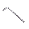 15 Inch L-Handle Socket Wrench with a polished chrome finish for improved grip and leverage.