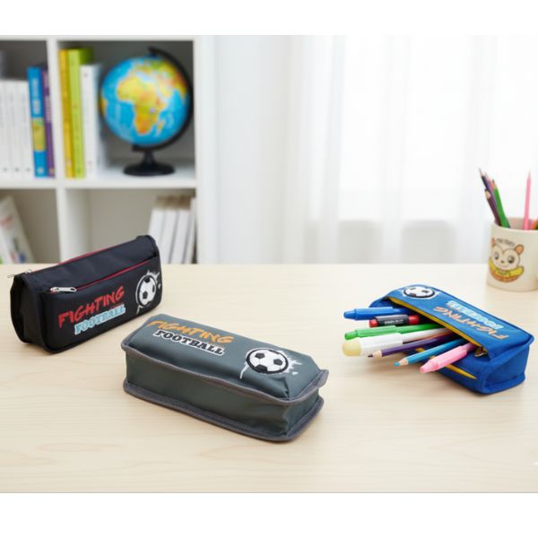 Perfect Dealz Soccer-Themed Large Pencil Case