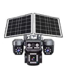 Perfect Dealz Solar-Powered 8MP Outdoor Dome Security Camera with Multi-Lens View