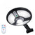 Solar Street Lamp with Remote and remote control for outdoor lighting adjustments.