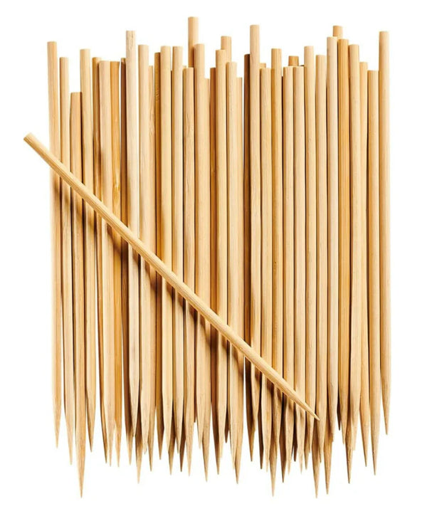 150mm Biodegradable Bamboo Skewers