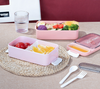 Stackable 800ml Two-Compartment Lunch Box