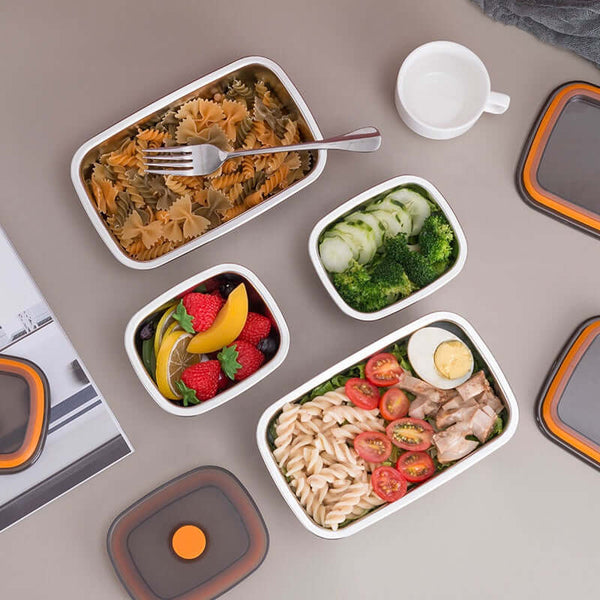 Perfect Dealz Stainless Steel Lunch Box Set – 4 Piece