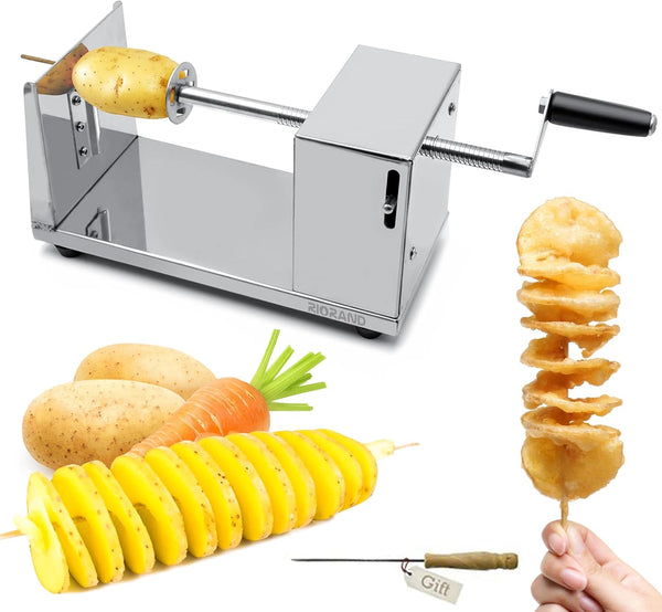 Perfect Dealz Stainless Steel Manual Spiral Potato Cutter