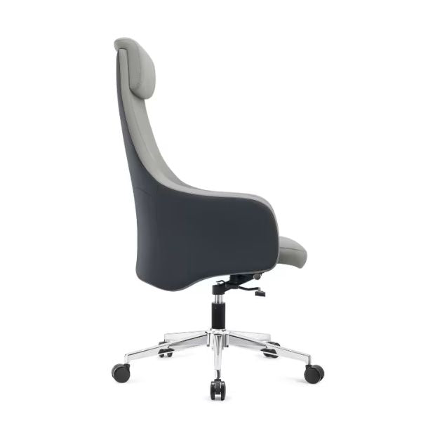 Synthetic Leather Executive Chair with Headrest