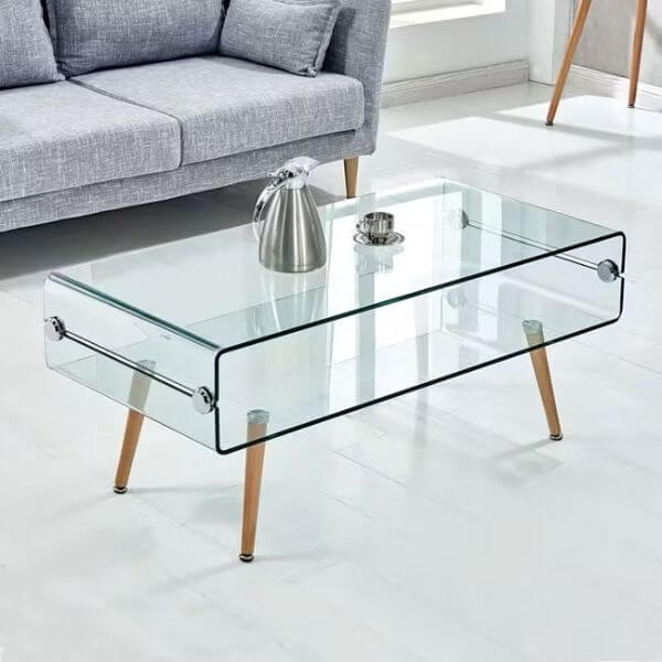Perfect Dealz Tempered Glass Coffee Table
