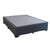 Toolless Assembly Platform Bed Base with a modern design and supportive structure for easy setup.