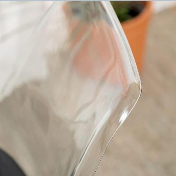 Perfect Dealz Transparent Acrylic Chair with Solid Wood