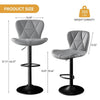 Perfect Dealz Triangle Panel Swivel Bar Stool
