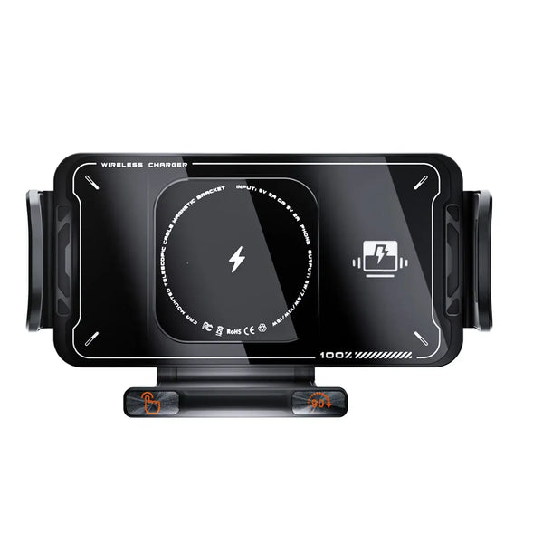 Universal Foldable Mobile Phone Stand in a sleek design for hands-free use while watching videos.