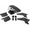 Professional Car Armrest Storage Box with mounting brackets and accessories for car interior organization.