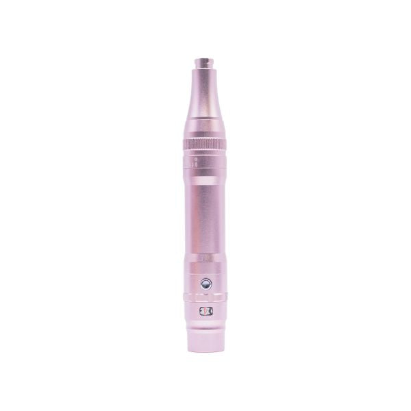 Rotary Permanent Makeup Machine Pen with slim aluminium body and adjustable needle depth for precise pigment application.