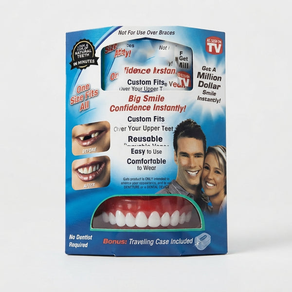 Upper and Lower False Teeth Veneer Covers