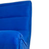 Velvet Lounge Chair with Ottoman