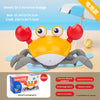 Childrens Electric Ride-On Car featuring a fun crab design with colorful details, safe for play and stability for young drivers.