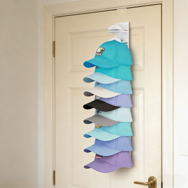 Perfect Dealz Wall-Mounted Multi-Tier Cap & Hat Storage Rack