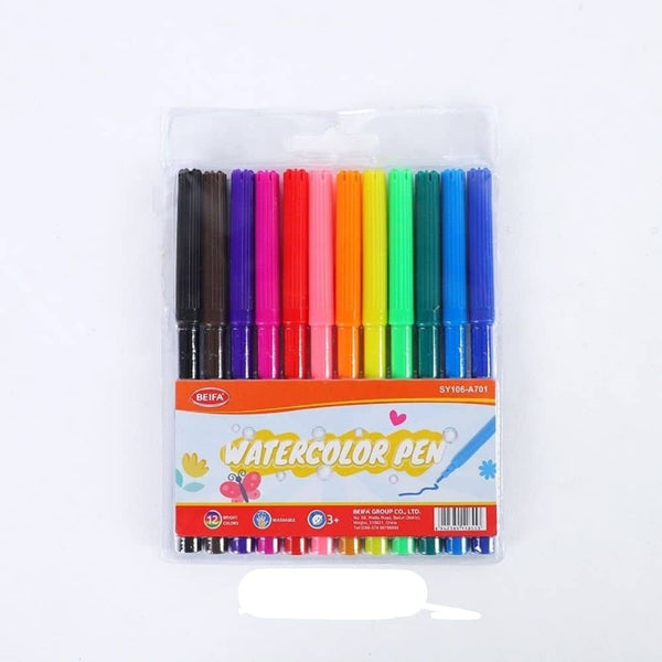 Watercolour Marker Set – 12 Vibrant Colours