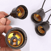 IP68 E27 Bulb Holder showing multiple views of the durable and waterproof bulb base for outdoor lighting solutions.