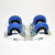 Heavy Duty 4-Piece Swivel Caster Wheel Set featuring durable blue wheels and sturdy metal plates.