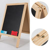 Wooden A-Frame Magnetic Whiteboard showcasing sturdy wood construction and magnetic surface for messages and reminders.