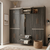 Suitable Bedroom Wardrobe Closet with multiple compartments and drawers for efficient clothing storage.