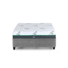 Zoned Supportive Hybrid Mattress with a stylish design and optimal body support for restful sleep.