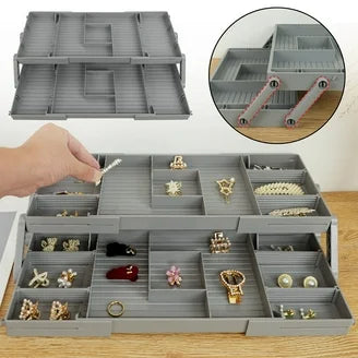 Multi Level Smart Drawer Organizer - 2 Tier
