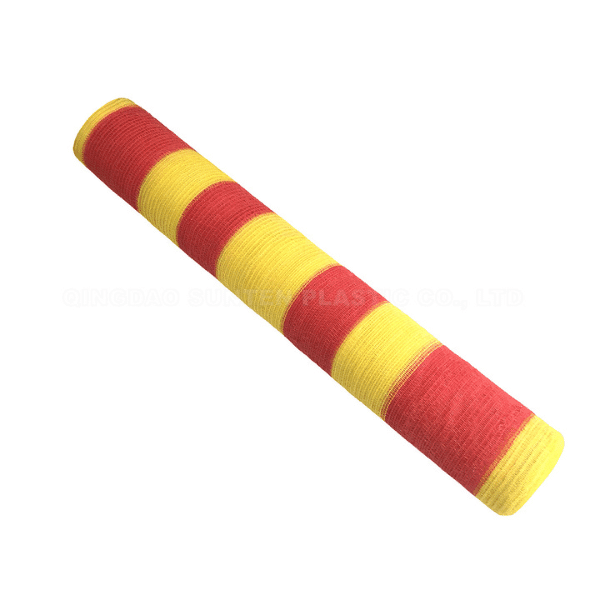 50M Heavy-Duty Orange and Yellow UV-Resistant Safety Net image 0