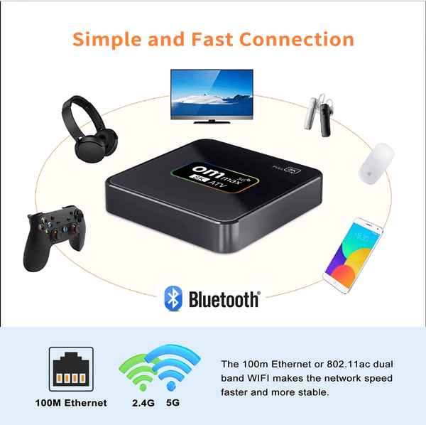 OM Max 4K Android TV Box image 2