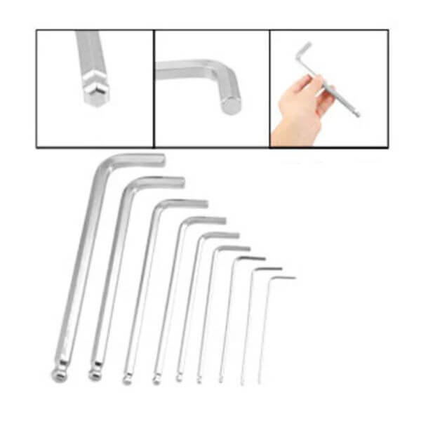 Perfect Dealz 9 Piece Ball Point Hex Key Set