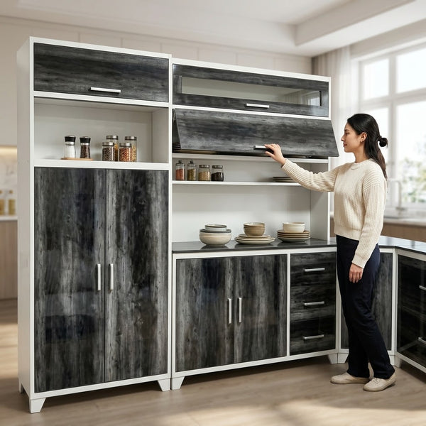 Modular Corner Kitchen Cabinet Storage Unit