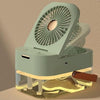 3 Speed Air Conditioner Fan with Dual Humidification Spray and Night Light image 0