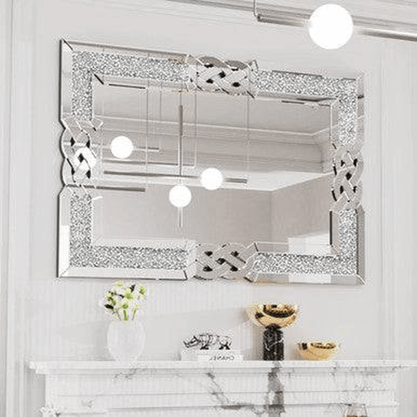 Perfect Dealz Elegant Patterned Wall Mirror